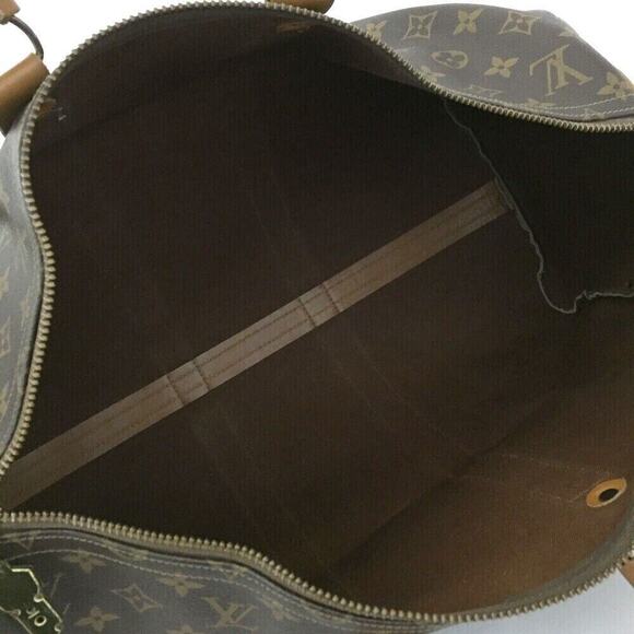Louis Vuitton Keepall Duffle 45 FRENCH COMPANY Brown Canvas Monogram - Picture 8 of 11